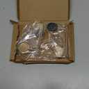 Christmas Mantle Stocking Holders Set of 6 - Upgrade Non-Slip Fireplace Hangers, Lightweight Metal Hooks for Christmas Party Decoration (Gold)