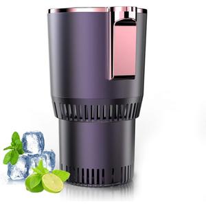 Home & Car Cup Cooler Warmer Quick Electric Cooling Cup -3℃~58℃ Heat and Cold Insulation Drink Cooler Cup Coffee Warmer for Office/Road Trip