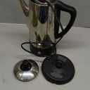 Elite Gourmet 12-Cup Electric Coffee Percolator, Dishwasher Safe Stainless-Steel Filter, Lid & Tube, Keep Warm, 360 Swivel Base Cord-less Serving, Stainless-Steel