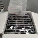 COKAOBE Black Shimmer Wall Backdrop, 24PCS Square Sequin Shimmer Backdrop Panel, Photo Backdrops for Birthday, Anniversary, Wedding, Graduation & Bachelorette Party Decoration