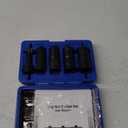 Orion Motor Tech Lug Nut Socket Set, 5pc 1/2" Drive Impact Flip Socket Set with Metric 17 19 21 22 mm & SAE 3/4 13/16 7/8 15/16 in. Sockets, Double Ended Thin Wall Nut Sockets with 3" Extension Bar