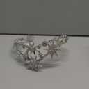 GORTIN Star Moon Crown Silver Bride Wedding Headband Rhinestone Tiara Goddess Headpiece Bridal Hair Accessories for Women