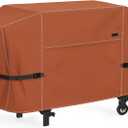 NettyPro Griddle Cover for Blackstone 36 inch Griddle Waterproof Heavy Duty 4 Burner Flat Top Gas Grill Cover 36" Cooking Station, Brown