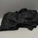 HolidayIdeas Fitted Black Tablecloths - 72 x 30 Inch - 2 Pack Rectangle Table Clothes for 6 Foot Tables, Polyester Fabric Table Cover for Trade Show, Craft Show, Parties, Birthday, Wedding