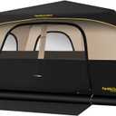 FanttikOutdoor Zeta C10 Pro 10 Person Tent for Camping Setup in 60s (Khaki)