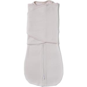 LullaBaby "Double Dream Swaddle: Exclusive Dual Wing Design, Pediatrician-Endorsed, Ultra-Soft Cotton, 0-2 Months, 6-14 lbs - White Sand