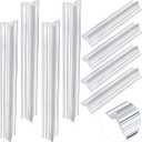 Jetec 8 Pieces Sofa Slipcover Tucks Couch Cover Sectional Couch Covers Slipcover Tuck Grips for Sofa Armchairs Pet Owners (12 Inch, 7 Inch)