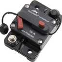 Young Marine Circuit Breaker for Boat Trolling with Manual Reset,Water Proof,12V- 48V DC (Surface Mount-100A)