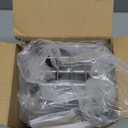 TAILI Shower Caddy Suction Cup, 3 Pack Shelves for Inside with Hooks & Soap Holder Toothbrush Cups, Removable Bathroom Organizer, Rustproof Silver Storage-Silver