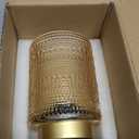 Battery Operated Decorative Lamp with Timer for Bookshelf/Bedside/Coffee Table Decor,Small Cordless Table Lamps with LED Warm Bulb for Dorm/Office/Patio/Entryway/Mantle/Home Decor (Golden)