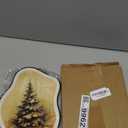 KVEKVE Vintage Winter Oval Wall Art,Winter Rustic Farmhouse Decor,Snowy Landscape Seasonal Decor,For Wall Or Tabletop,Birthday Gifts For Women,Housewarming GiftsStaircase Hallway Bedroom.8x10inch (Christmas tree2)