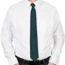 Buckle-Down DC Comics Tie, Necktie, Joker Hahaha Repeat Purple Green, Standard Length