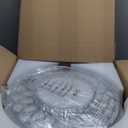 42" Retractable Ceiling Fans with Lights, Crystal Chandelier Ceiling Fan with Remote & APP Control, Modern Dimmable LED Fandelier for Living Room, Dinning Room, Bedroom, (Silver)