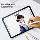 Privacy Screen Protector for iPad A16 11th/10th Generation 10.9 inch 2022/2025 9H Tempered Glass [Face ID & Apple Pencil Compatible] HD Clear Case Friendly