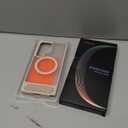 TORRAS Strong Magnetic & Seamless Stand for Samsung Galaxy S25 Ultra Case, Fit for MagSafe, Mil-Grade Drop Protection, Kickstand for Samsung Galaxy S25 Ultra Case, Translucent Back/Gold Edge