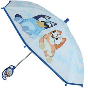Bluey Stick Umbrella with Clamshell Handle 21"", Small, White