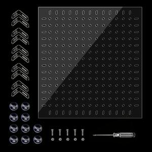 Aquarium Divider Clear 15/20 Gallon Fish Tank Divider with Suction Cups Accessories (20gal(11.4*11.8in))