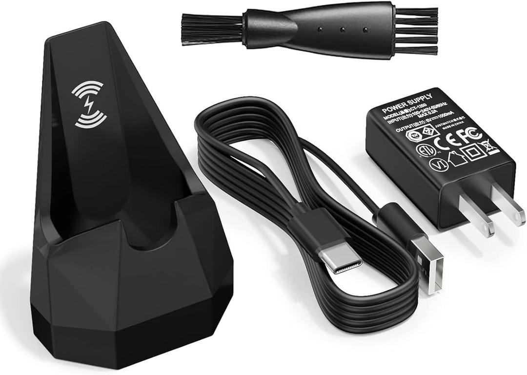 Charging Dock Replacement for MANSCAPED 4.0, Wireless Charging Stand Base Compatible with MANSCAPED The Lawn Mower 4.0 Electric Groin Hair Trimmer Only