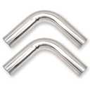 FGJQEFG 2 Inch 90 Degree DIY Custom Mandrel Exhaust Pipe Tube Pipe, T304 Stainless Steel, Universal Fit, 18.1 Inch End to End Length, 2'' OD Mandrel Bend Pipe