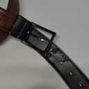 Men's Leather Belt Alloy Pin Buckle Belt 130Cm Reversible Belts Male Business Office Work Belt, Color 603