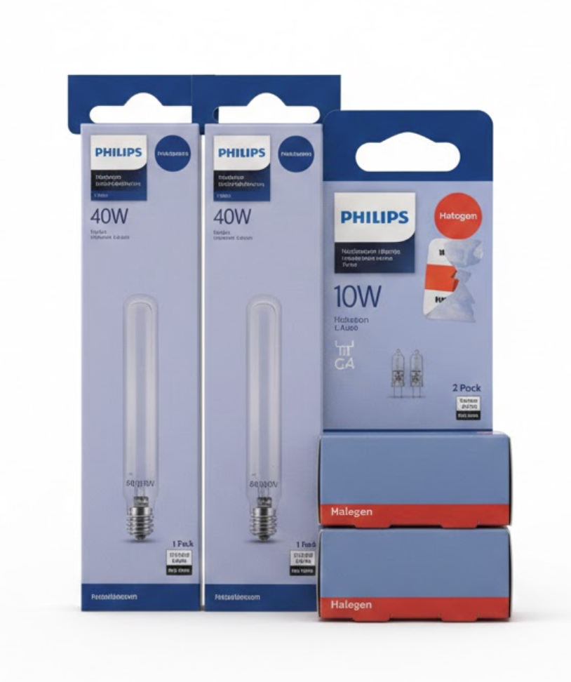 Phillips Light Set 40W/2 10W/2 4 Pack