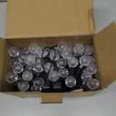 Solar Lights Outdoor Waterproof, 2 Pack Total 200LED 110FT Solar String Lights for Outside with 8 Modes, Outdoor String Lights Crystal Globe Patio Lights for Garden Yard Party Decor(Warm White)