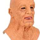 Old Man Mask, Realistic Latex Full Head Halloween Costume