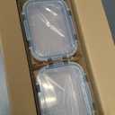 [8-Pack,30 oz]Glass Meal Prep Containers,Glass Food Storage Containers,Airtight lunch Containers with Lids, Microwave, Oven, Freezer and Dishwasher (Gray)