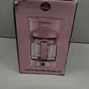 MELLERHOME 12-Cup Pink Coffee Maker - Borosilicate Carafe, Auto-Off, Pink Accessories, Reusable Filter, Anti-Drip, Kitchen Appliances, Keep-Warm Function, Kitchen Dcor