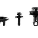 30 Sets Silverado Bumper Clips Front Air Dam Deflector Retainer Clips Nut Grommet 15733971 15733970 Fits Chevy Trucks Suburban Tahoe Trailblazer GMC Canyon Savana Sierra Yukon Avalanche