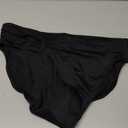 Amazon Essentials Women's Ruched Side Tab Full Coverage Bikini Swimsuit Bottom Size 18