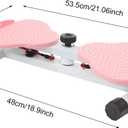 Waist Twister, Ab Machine with Resistance Bands,330 lbs Weight Capacity, Abs Workout for Slim Waist and Core Ab Exercise, Noiseless Home Gym Exercise Equipment for Women Men