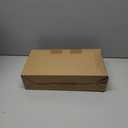 Sungwoo 4PCS Glass Cups with Bamboo Lids and Straws, 16OZ Ice Coffee Cup, Drinking Cup Set with Wooden Lids, Home Essential Glass Tumblers for Beer, Cocktail, Tea and Latte Clear