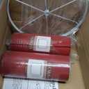 GOSO 13" Burgundy Red Lamp Shades Faux Silk, Set of 2 Medium Victorian Lamp Shades for Table Lamps Floor Lamps,13 ×13 ×10 IN (Spider) Lampshades Replace,Night Stand Light for Bedroom Required Assembly