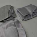 Silver Table Runner 12x108 Inch - 4 Pack Satin Table Runners, Smooth Table Runner for Party Wedding Banquets Birthday
