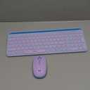 seenda Bluetooth Keyboard and Mouse for iPad, CTU-301 Wireless Multi-Device Connection Bluetooth+2.4G Keyboard Mouse Combo with Tablet Holder for iPad/Macbook/Windows, iOS/Andriod/Phone, Blue & Purple