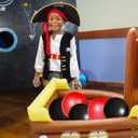 Cunhill Inflatable Pirate Ship Cooler Halloween Inflatable Cooler for Birthday Gasparilla Party Decorations Pool Party Supplies Food Tray Beverage Serving Containers Ice Holder