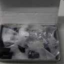 Amerdeco 10 Pack Oil Rubbed Bronze Cabinet Knobs 1-1/8 Inch Single Hole Cabinet Handles Dresser Knobs Square Drawer Knobs and Pulls for Bathroom Cabinets ZH0011