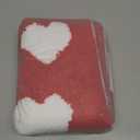 Tinideya Love Heart Bathroom Rug, Heart Patterns Tufted Bath Mat for Bathroom Decor, Love Bath Rugs for Absorbent Non-Slip Washable Rugs Home Bedroom Decor, 20 x 32 Inch(Red)