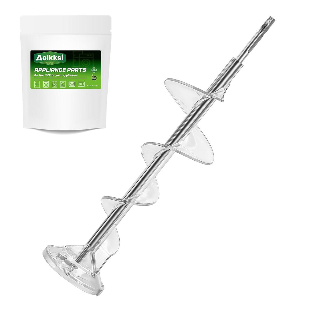 WR17X11705 Ice Maker Auger Compatible with GE Hotpoint Refrigerator, Freezer Ice Bucket Replaces WR17X11939 1042091 AP3849786 PS1018130 AP3672963 PS964350, Fridge Replacement Parts
