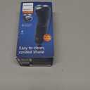Philips Norelco Shaver 1100 Series, Dry Electric Shaver, 27 Self-Sharpening ComfortCut Blades, 4D Floating Heads, P-Cap, Deep Black, Model S1016/90