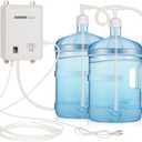 LIYUAN Bottle Water Dispensing System with Double Inlets 5 Gallon Water Jug Pump 5Gal Electric Water Dispenser Automatic Refrigerator Ice Maker Water Dispenser Pump for Home and Kitchen
