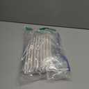 AmazerBath Boho Shower Curtain, Modern Farmhouse Shower Curtain Set with Tassels, Rustic Faux Linen Green Striped Shower Curtain with Hooks, Light Tan Toned, 72x72 Inches