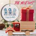 Christmas Hanukkah Ornament, Chrismukkah Family Ornament Keepsake Xmas Tree Dcor (C24)