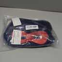 DAZCOS Anime Cosplay Wig For Women Blue Hair With Eyepatch and Bow Ties