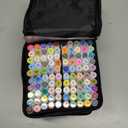 Caliart Markers, 100 Colors Dual Tip Art Markers Sketch Pens Permanent Based, with Case for Adults Artists Drawing Illustration Sketching Coloring (White Barrel)