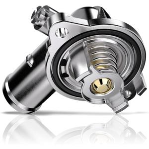 Upgrade Aluminum Thermostat Housing Assembly Compatible with Dodge Durango Jeep Grand Cherokee 2011-2015, Jeep Wrangler JL 2012-2018, Replaces 902-852 5184651AG 5184651AH