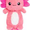 Axolotl Microwavable Unscented Heating Pad for Women and Kids- Cute Soft Cozy Pillow Plush Heatable Warm Stuffed Animals - Kawaii Hot and Cold Plushie Food Toy - Axolotl Gifts for Girls and Boys