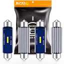 JWCARO 578 LED Bulb 212-2 561 LED Light Bulb Super Bright White 41mm 42mm LED Festoon Bulb 211-2 LED Bulb Canbus Error Free 8w Dome Map Light License Plate Light LED Interior Car Light 4Pcs