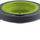 Dexas Popware for Pets Single Elevated Pet Feeder, Large, Gray/Green